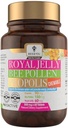 BEE and You Royal Jelly + Propolis + Bee Pollen Comprimés à croquer - Haute puissance - Pas d'arôme artificiel/préservatifs - Pas de sucre ajouté- Pas de soja/lait/gélatine/OGM/gluten, 500 mg x 60 comprimés