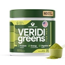Veridi Greens pour les hommes 40 ans et plus Daily Superfood Greens Poudre pour la santé de la prostate, Hormone et Soutien énergétique