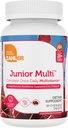 Zahler Kids Multivitamine Chewable Vitamine Comprimé - Complete One Daily Vitamines Supplément - Contient 20+ Minéraux et vitamines pour les enfants et les tout-petits - Kosher Multivitamines Cherry Flavor (90)