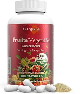 Suppléments alimentaires à base de fruits-végétations - 180Contenant des suppléments alimentaires à base de fruits Légumes à base de fruits Compléments nutritionnels mixtes pour adultes