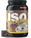 Nutrition Ultimate Poudre Isolée de Whey Protein avec Complexe Glutamine, ISO Sensation 93 - Poudre de Whey Protein avec le colostrum ajouté pour une récupération améliorée, l'immunité et la santé de Gut - Cookies N Crème, 2lbs