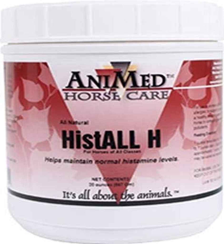 AniMed Histall-H pour soutenir la santé respiratoire des chevaux, 20-Ounce...