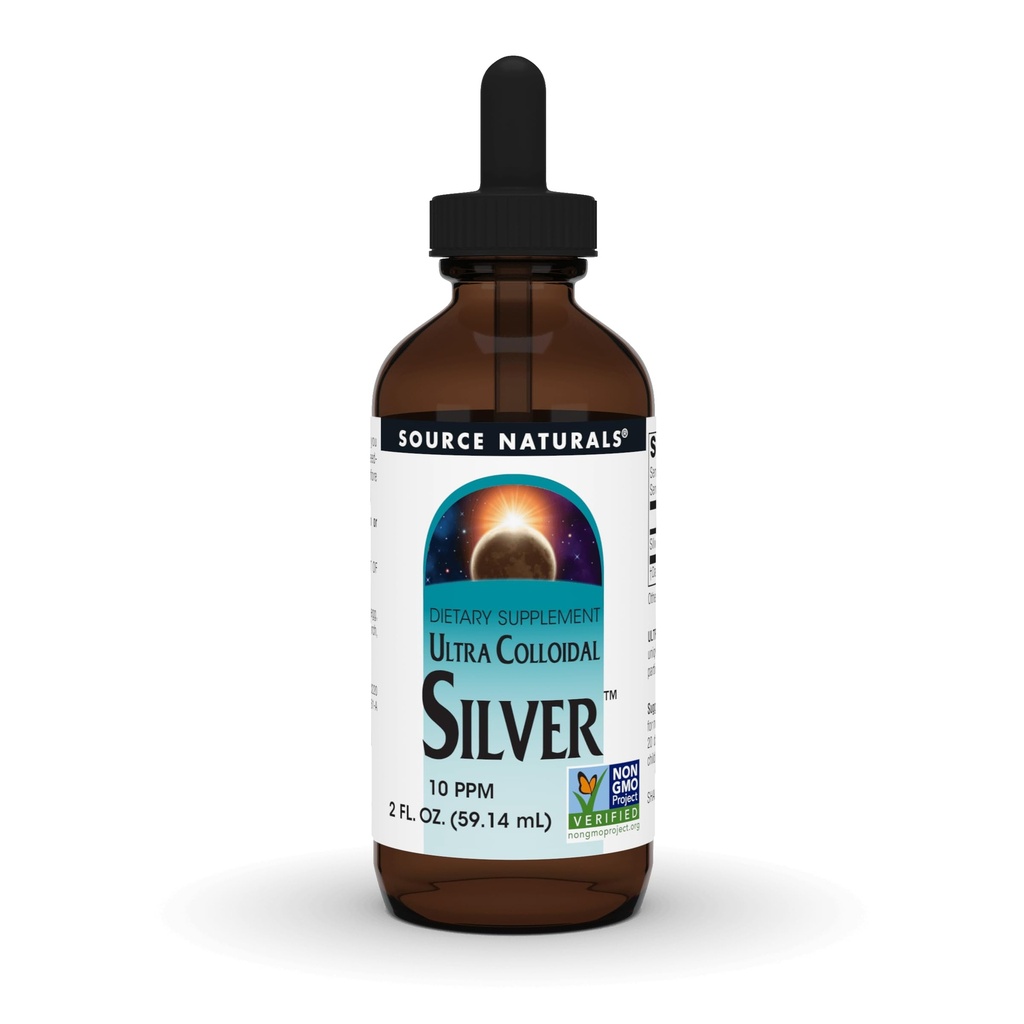 Source Naturals Ultra Colloïdal Silver - Supplément liquide pour le système immunitaire - 2 oz
