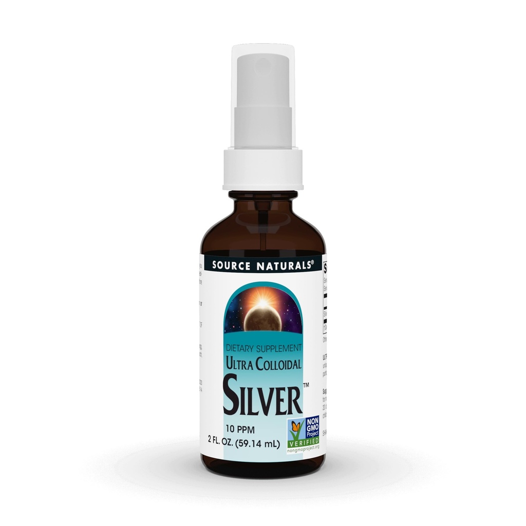 Source Naturals Ultra Colloïdal Silver - Supplément liquide pour le système immunitaire - 2 oz