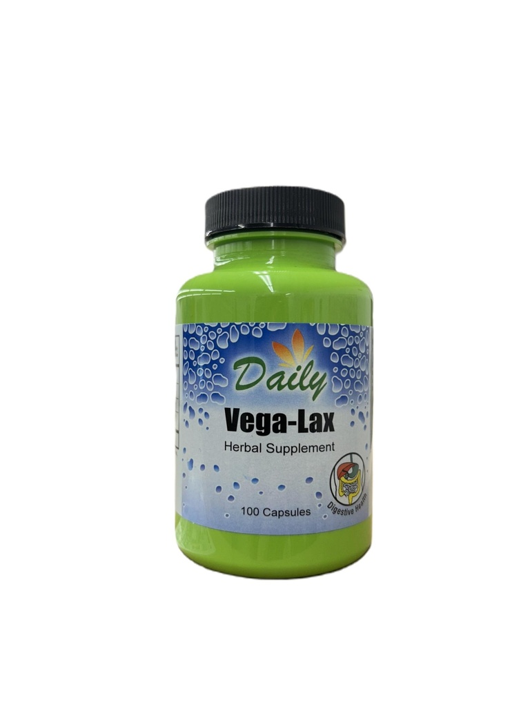 Fabrication quotidienne Vega-LaxTM (Cascara Sagrada Bark, Senna Leaf, Glucomannan et Aloe Vera Gel déshydraté)