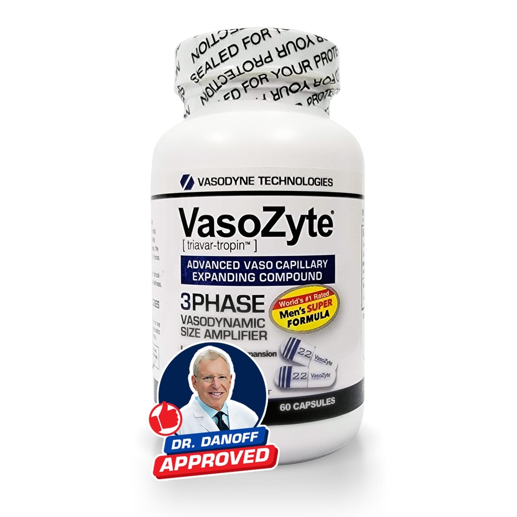 Générique VasoZyte - Soutient l'oxyde nitrique et le flux sanguin sain - avec notre formule exclusive avec Oligopin, et notre procédé d'extraction pur cristal - pour le bien-être - 30 jours d'approvisionnement - 60 capsules