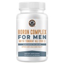 Supplément boron pour les hommes avec Tongkat Ali - Vitamine D3, Zinc Picolinate 30mg, Longjack Tongkat Ali pour les hommes - Boron Citrate 10mg pour les hommes - Non OGM, sans gluten, sans allergènes - 60 Compte