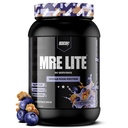 REDCON1 MRE Lite poudre de protéines alimentaires entières, bleu cobbler - faible teneur en glucides et sans lactosérum substitut de repas avec des mélanges de protéines animales - supplément facile à digérer fait avec des huiles MCT (30 portions)