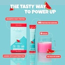 Everest Essential, Poudre de protéines de lactosérum clair pour enfant (Watermelon, 10 paquets) Mélange de boissons protéiques pour enfants, électrolytes pour enfants, 8g de protéines par portion, non OGM, Zéro sucre ajouté