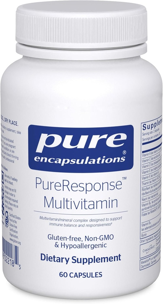 Encapsulations pures Multivitamine PureResponse Support pour l'équilibre immunitaire et la réceptivité
