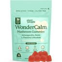 Plant People WonderCalm Mushroom Gummies - Supplément naturel Ashwagandha pour atténuer le stress et stimuler l'humeur pour les adultes sans sucre, gluten ou couleurs artificielles, végétalien-friendly, pêche saveur (Trial Size)