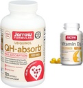 Formules de Jarrow QH-Absorb 100 mg Max Absorption - CoQ10 Ubiquinol et vitamine D3 62,5 mcg (2 500 UI) - 100 portions (sofgels)