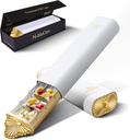 Organisateur de pilules hebdomadaires Premium, étui de pilules compactes de 7 jours pour la purse, boîte à pilules en aluminium d'or léger pour les vitamines, la médecine, les suppléments, cadeau de bien-être de luxe