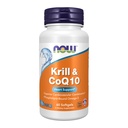 MAINTENANT Compléments alimentaires, Krill & CoQ10, Phospholipide-Bound Oméga-3, Soutien cardiaque*, 60 Softgels