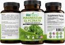 Biofinest Chelated Magnesium Glycinate 200mg Supplement - Healthy Heart Bowel Movement Immune Energy Metabolism Mood Sleep - Made in USA (120 Capsules)