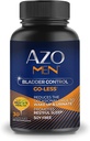 AZO Men Bladder Control, Daily Bladder Support Conçu spécifiquement pour les hommes aide à maintenir un contrôle de la vésicule sain et à réduire l'urgence occasionnelle*, soutient la santé prostate*, 30 CT