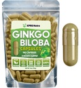 XPRS Nutra Ginkgo Biloba Capsules - Gingko Biloba Suppléments encapsulés pour la cognition - Ginkoba Biloba - Immunity Boosting Ginkgo Biloba Capsules - 180 Compte