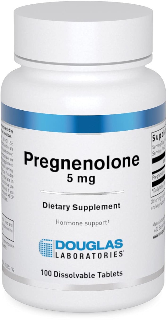 Douglas Laboratories Pregnénolone 5 mg de supplément nutritionnel