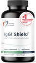 Designs for Health IgGI Shield - Gut Health & Immune Support Poudre avec ImmunoLin Immuno lobulin et NAG sans lait - Aide Bind & Enlever les toxines et renforcer la barrière intestinale (120 capsules)