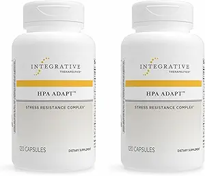 Thérapeutique intégrative HPA Adapt - Supplément adaptogène pour le stress* - Comprend Ashwagandha, Rhodiola et autres plantes Adaptogènes* - Vegan, sans lait et sans gluten - 240 capsules