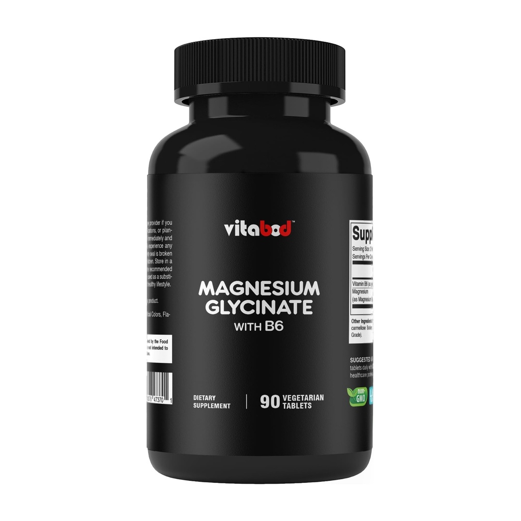 Glycinat de magnésium 1000 mg par portion fournissant 300 mg de magnésium élémentaire - 90 comprimés végétariens - forme chélatée - soutient la santé musculaire, articulaire et cardiovasculaire*