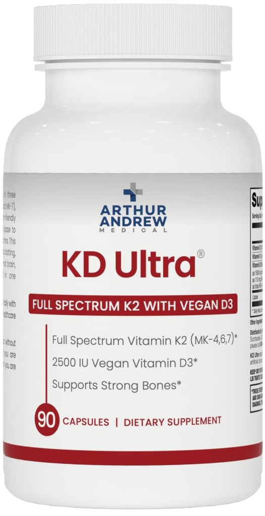 Arthur Andrew Medical, KD Ultra, Immunity, Heart and Bone Health, 90 capsules