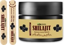 Green Supply Organic Shilajit Resin 30g: Pure Himalayan Blend avec 85+ Trace Minerals & Fulvic Acid - 600mg Potentialité maximale pour le renforcement énergétique et le soutien immunitaire, 50 portions