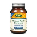 Flora - Probiotique avancé de mélange d'adultes, sept souches spécifiques aux aînés, sans gluten, probiotique brut avec 34 milliards de cellules, 30 capsules