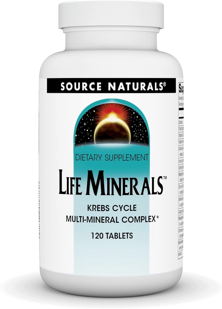 Source Naturals Life Minerals, Krebs Cycle Multi-Mineral Complex* - 120 Tablets