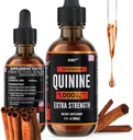 Teinture de quinine HERBIFY - Extrait liquide de quinine pour une digestion saine et une crampe des jambes - Supplément de quinine cinchona pour une meilleure absorption - Produit fabriqué aux États-Unis - pour hommes et femmes 2oz (60ml)