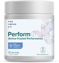 L'Amino CO. - Exécuter le supplément de poudre de pré-entraînement avec les acides aminés purs de l'EAA et l'arôme naturel, Stevia Sweetened Preworkout Energy Boost pour les hommes et les femmes - Blue Raspberry (6,7 oz)
