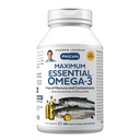 ANDREW MOINSMAN Maximum Essential Omega-3 Non aromatisé, 360 Softgels - Ultra-Pure Omega-3 Huile de poisson 1200 mg-High DHA, Pas de supplément de mercure-Petit, Facile à avaler Capsules d'huile de poisson