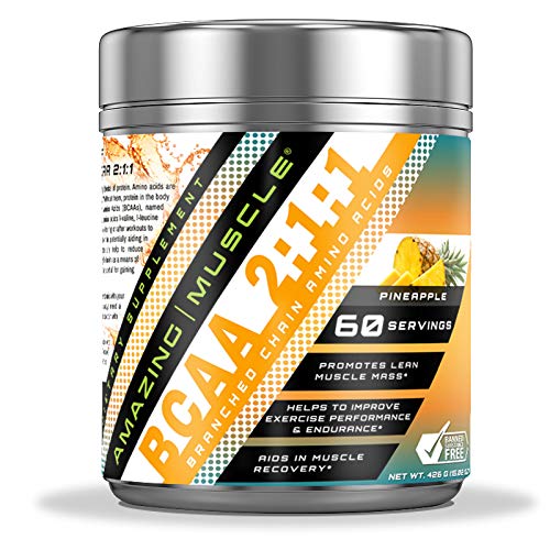 Amazing Muscle BCAA 2:1:1 Supplément pour acides aminés à chaîne ramifiée