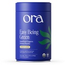 Ora Bio Greens Poudre - Vegan, sans gluten, bio Super Greens Boissons pour l'énergie et la désintoxication Antioxydants et herbes Adaptogènes