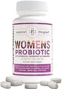 Probiotiques pour les femmes - soutient la santé digestive et vaginale avec D3, Prébiotiques et canneberge - se défend contre UTI et levure - 15x plus efficace que les capsules régulières (60 comte)