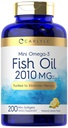 Carlyle Mini huile de poisson softgels 2010 mg=200 Omega-3 Pills= avec EPA & DHA=00 Supplément sans OGM et sans gluten