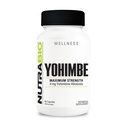 NutraBio Yohimbe Bark Supplément pour hommes et femmes, 4mg, 90 capsules végétales