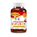 NORTH AMERICAN HERB & SPICE Kid-e-kare Yummy Gummy Cherry Bears - 60 vraies baies de cerise - aide immunitaire quotidienne pour les enfants - avec P73 Oreganol et huile de graines noires - non-OGM - 30 portions