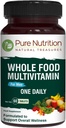 Nutrition pure Multivitamines alimentaires entières pour les hommes 60 Tabs Un-A-Day. 100 % RDA.