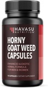 Unisex Horny Goat Weed Capsules for Men & Women - Extra Strength Performance & Energy Support with Tongkat Ali, Muira Puama, and Saw Palmetto - 10 Count - Herbal Supplement for Increased Endurance