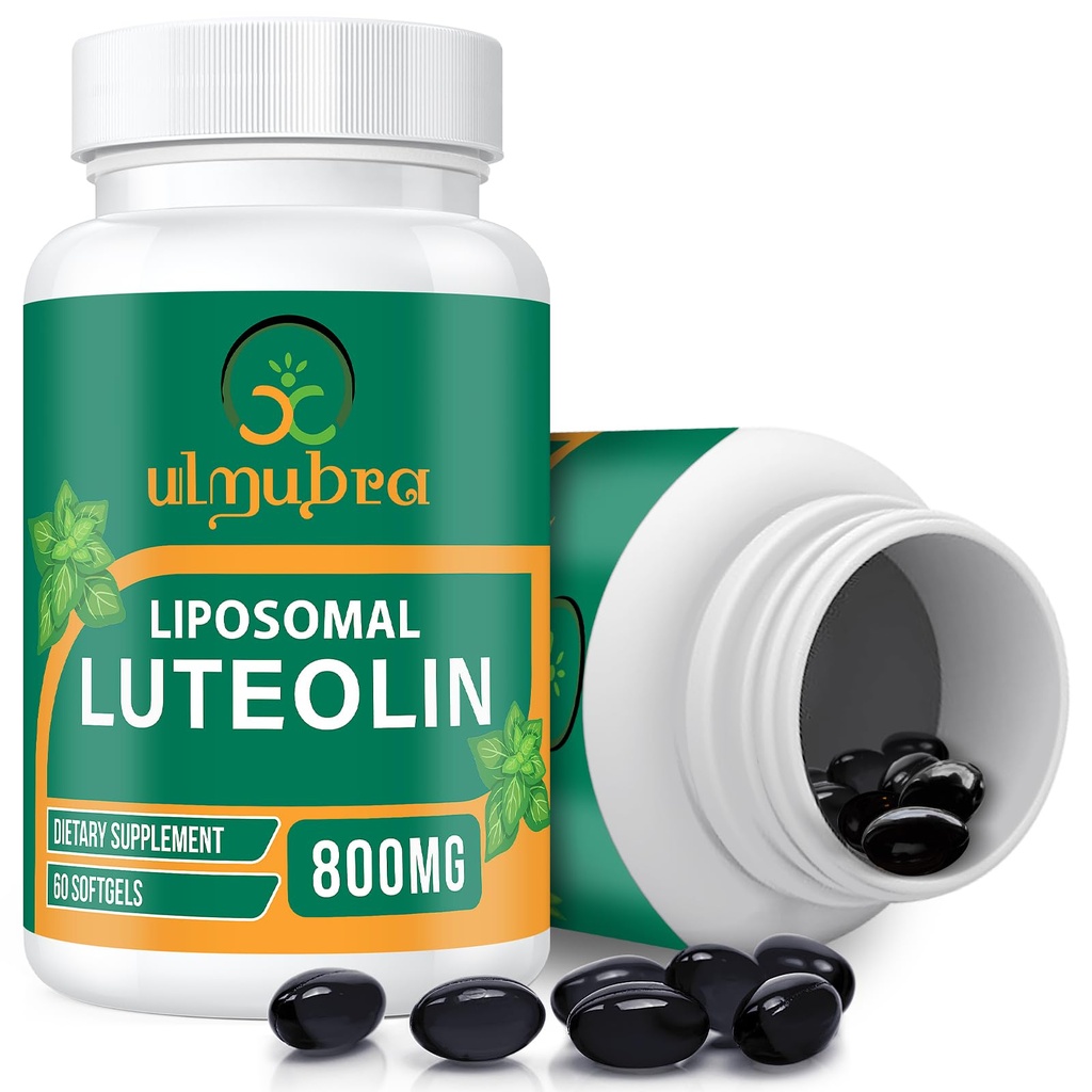 Supplément liposomique de 800 MG - Absorption maximale, supplément antioxydant premium pour le cerveau et le bien-être général, 60 softgels - 30 jours d'approvisionnement