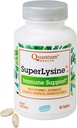 Quantum Health SuperLysine+ Advanced Formula Immune Support Supplement Lysine 1500 mg, Vitamin C Echinacea Licorice Bee Propolis & Odorless Garlic Daily Wellness Blend for Women & Men - 90 Tablets