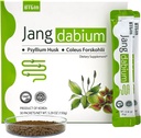 Psyllium Husk Fibre,Coleus Forskohlii, Supplément de collagène de poisson pour la santé digestive, Gestion du poids Colon Cleanse, Jangdabium 30 Packets