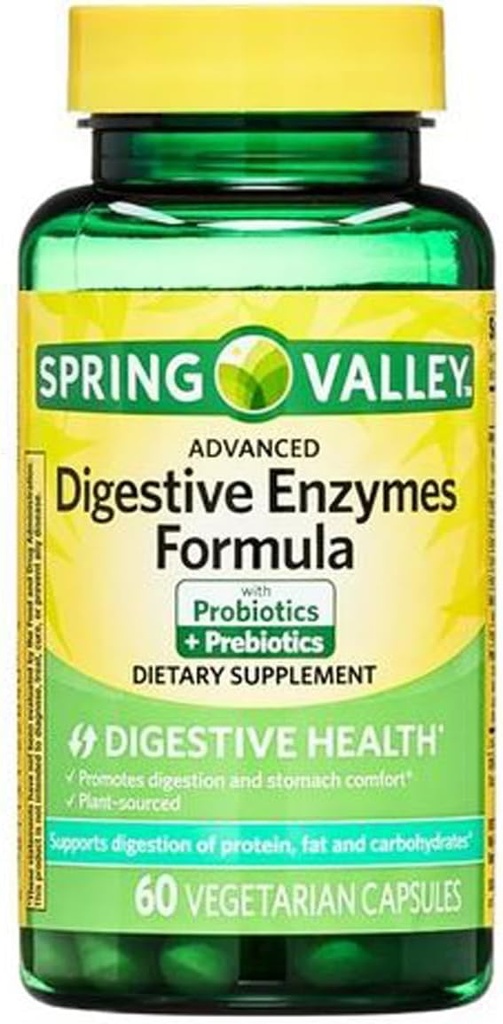 Les enzymes digestives avancées H4U : une solution de santé ultime avec des probiotiques, des prébiotiques et des enzymes pour les femmes et les hommes.