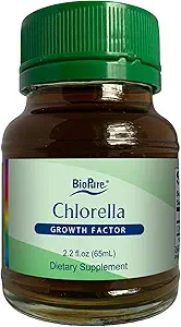 BioPure Chlorella Facteur de croissance liquide – Nutrient-Dense, Nutraceutique Superaliment emballé avec des protéines, vitamines, minéraux et acides aminés qui soutient le métabolisme, la désintoxication et l'immunité – 2,2 fl oz