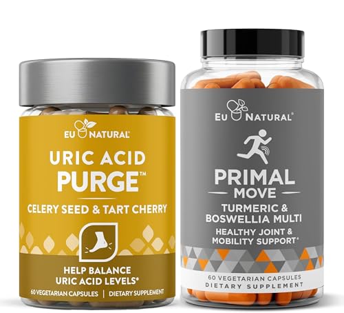 Bundle Uric Acid Purge et Primal Move - Soutien de santé complet avancé pour la mobilité active, la flexibilité et le confort