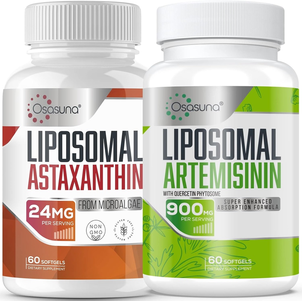 Astaxanthine liposomique 24MG avec l'artémisinine 600 mg