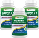 Meilleurs naturels vitamine B1 comme mononitrate de thiamine 100 mg comprimés (120 Nombre (paquet de 3))