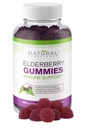 BioScience naturelle Sambucus Gommies de mûrier avec vitamine C et zinc, Immune Support pour les adultes et les enfants, quotidien antioxydant et bien-être Boost, 180 Végétaliens, sans gluten, gommies de mûrier à croquer