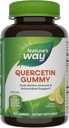 Nature's Way Quercetin Gummies with Zinc, Imune Defense Support*, Puissant Antioxydant*, Lemon Flavored, 60 Gummies